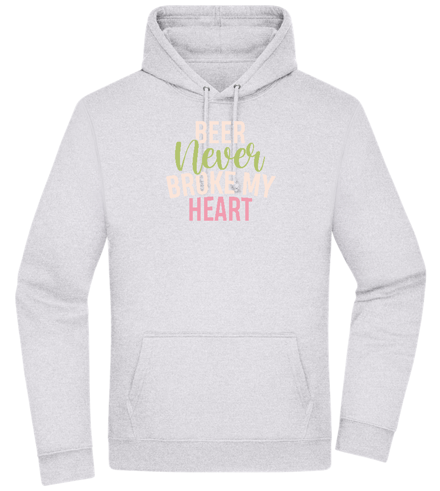 Never Broke My Heart Design - Premium Essential Unisex Hoodie_ORION GREY II_front