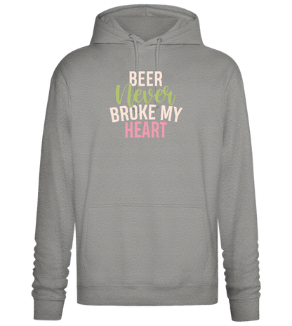 Never Broke My Heart Design - Premium Essential Unisex Hoodie_ORION GREY II_front