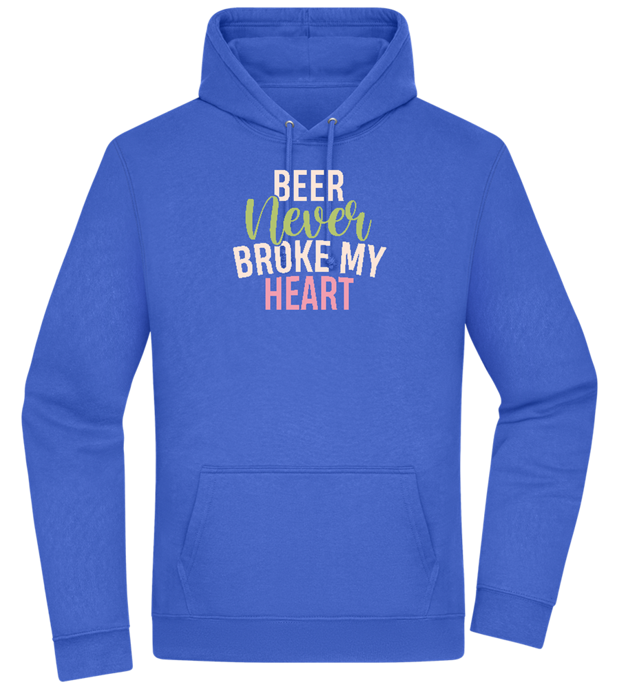 Never Broke My Heart Design - Premium Essential Unisex Hoodie_ROYAL_front