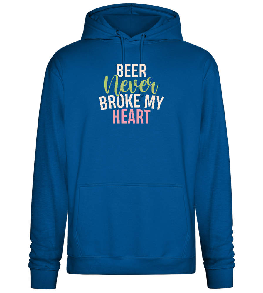 Never Broke My Heart Design - Premium Essential Unisex Hoodie_ROYAL_front