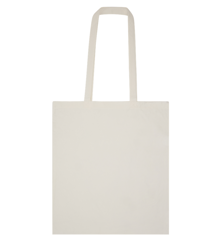 Gemini Zodiac Sign Design - Basic bamboo shopping bag_BEIGE_back