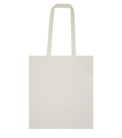 Gemini Zodiac Sign Design - Basic bamboo shopping bag_BEIGE_back