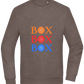 Box Box Box Design - Comfort Essential Unisex Sweater_CHARCOAL CHIN_front