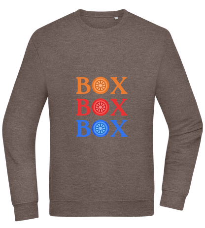 Box Box Box Design - Comfort Essential Unisex Sweater_CHARCOAL CHIN_front