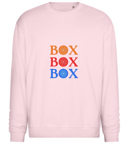 Box Box Box Design - Comfort Essential Unisex Sweater_LIGHT PEACH ROSE_front