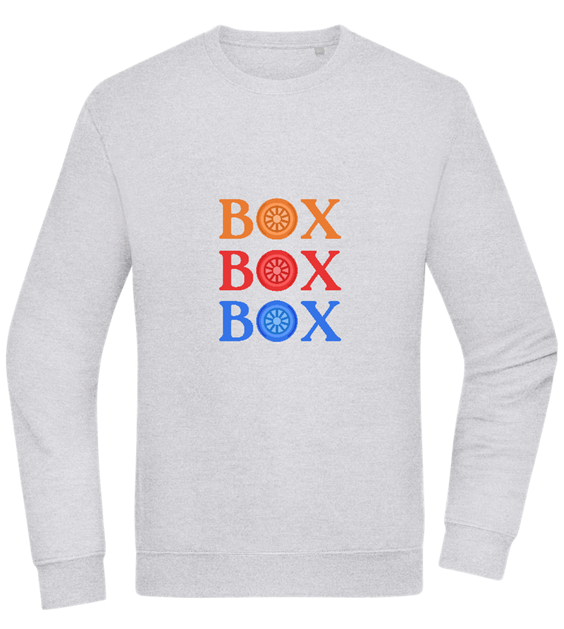 Box Box Box Design - Comfort Essential Unisex Sweater_ORION GREY II_front