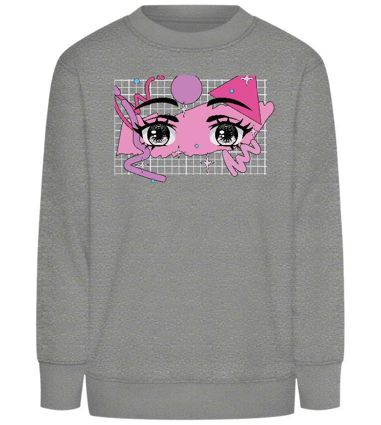 Fancy Eyes Design - Comfort Kids Sweater_ORION GREY II_front