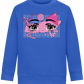 Fancy Eyes Design - Comfort Kids Sweater_ROYAL_front