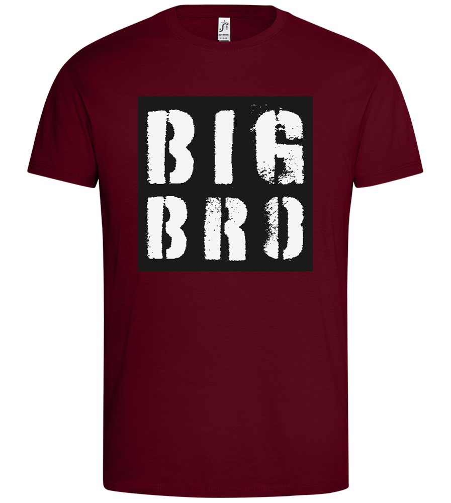 Big Bro Grungy Design - Premium men's t-shirt_CHILE_front