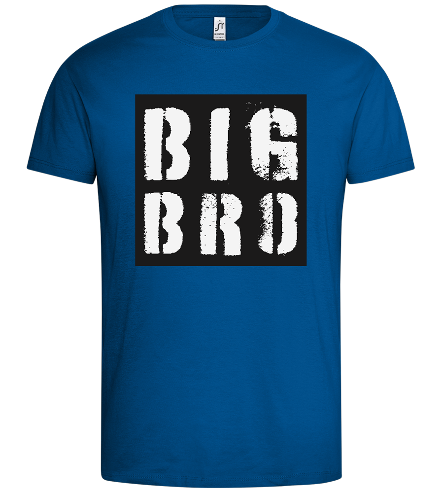 Big Bro Grungy Design - Premium men's t-shirt_ROYAL_front