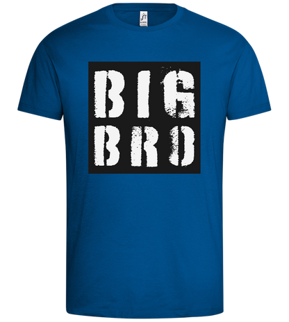 Big Bro Grungy Design - Premium men's t-shirt_ROYAL_front