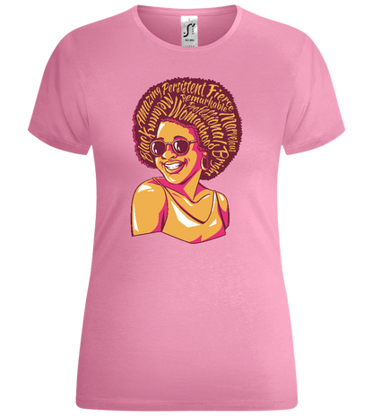 Feminine Power Design - Comfort women's t-shirt_PINK ORCHID_front