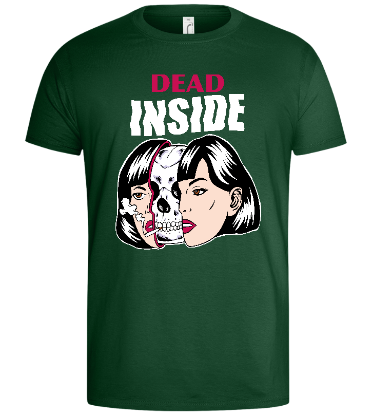 Dead Inside Design - Basic men's t-shirt_GREEN BOTTLE_front