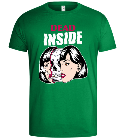 Dead Inside Design - Basic men's t-shirt_MEADOW GREEN_front