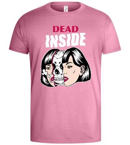 Dead Inside Design - Basic men's t-shirt_PINK ORCHID_front