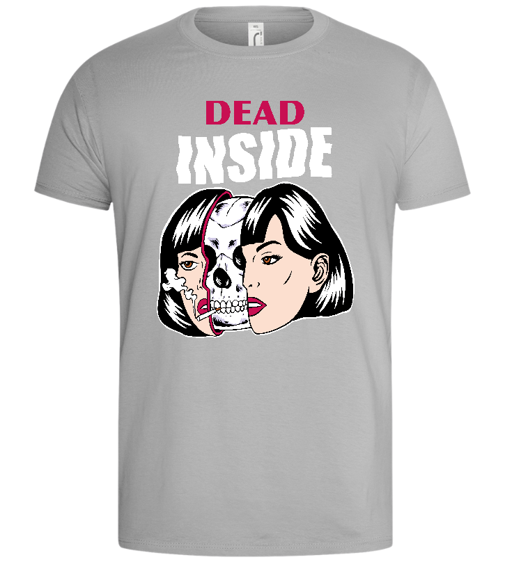 Dead Inside Design - Basic men's t-shirt_PURE GRAY_front