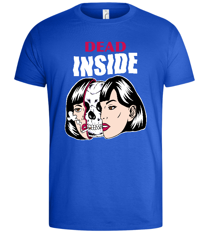 Dead Inside Design - Basic men's t-shirt_ROYAL_front