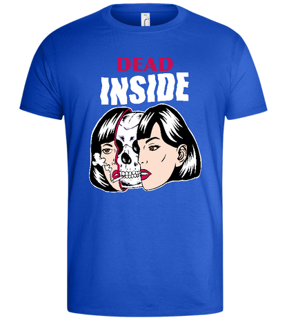 Dead Inside Design - Basic men's t-shirt_ROYAL_front