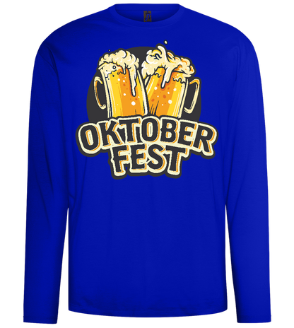 Oktoberfest Beers Design - Comfort men's long sleeve t-shirt_OVERSEAS_front