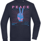 Peace Positive Mind Positive Life Design - Comfort Essential Unisex Sweater_FRENCH NAVY_front