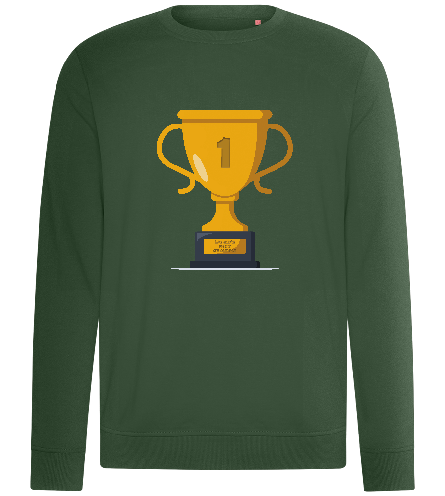 Best Grandma Design - Comfort unisex sweater_GREEN BOTTLE_front