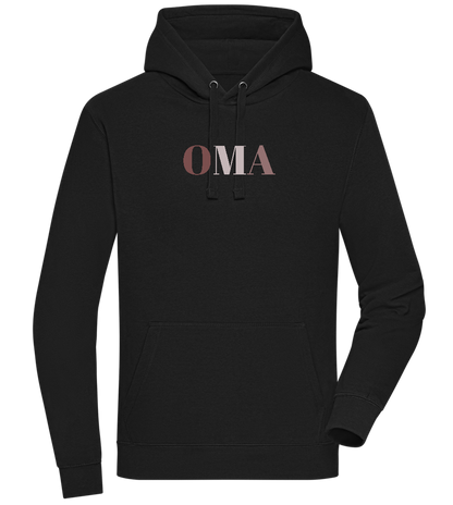 OMA Design - Premium unisex hoodie_BLACK_front