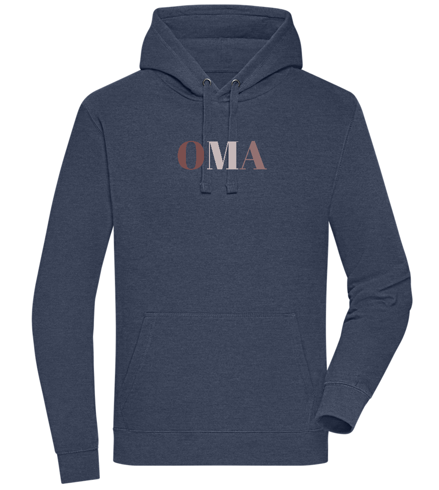 OMA Design - Premium unisex hoodie_DENIM CHINA_front