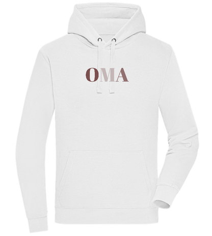 OMA Design - Premium unisex hoodie_WHITE_front