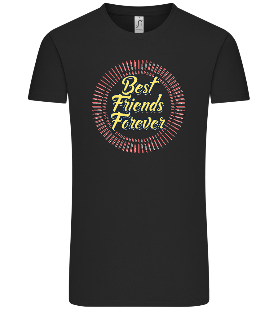 Best Friends Forever Design - Comfort Unisex T-Shirt_DEEP BLACK_front