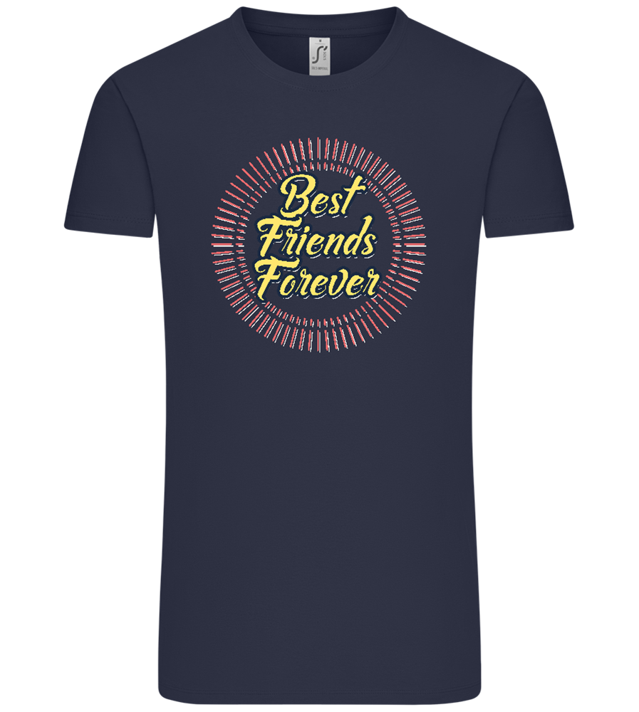 Best Friends Forever Design - Comfort Unisex T-Shirt_FRENCH NAVY_front