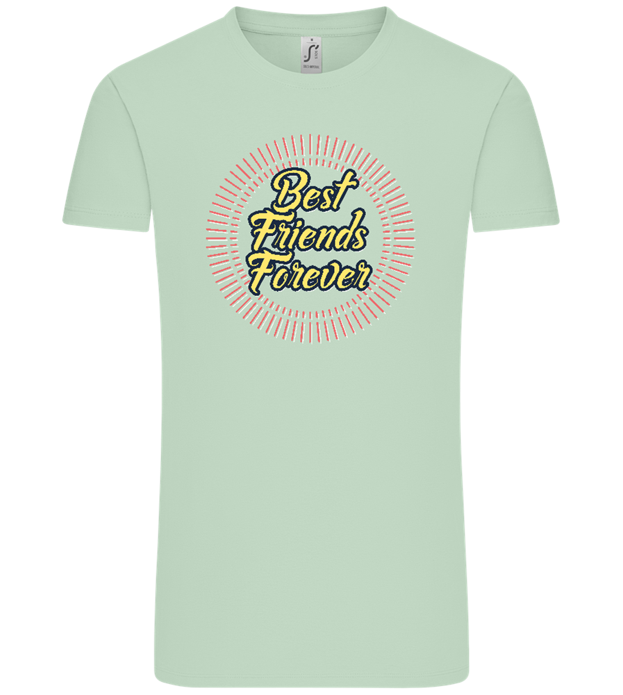 Best Friends Forever Design - Comfort Unisex T-Shirt_ICE GREEN_front