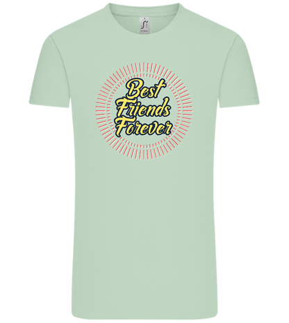 Best Friends Forever Design - Comfort Unisex T-Shirt_ICE GREEN_front