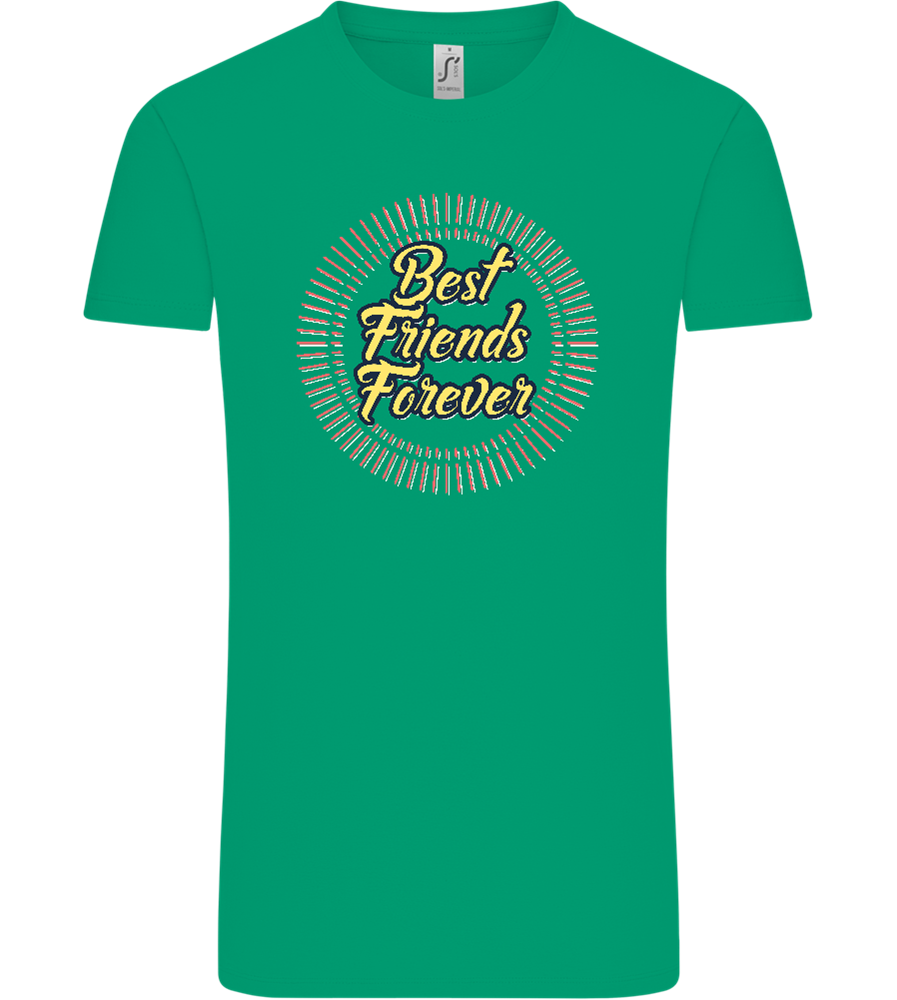 Best Friends Forever Design - Comfort Unisex T-Shirt_SPRING GREEN_front