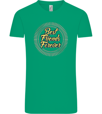 Best Friends Forever Design - Comfort Unisex T-Shirt_SPRING GREEN_front