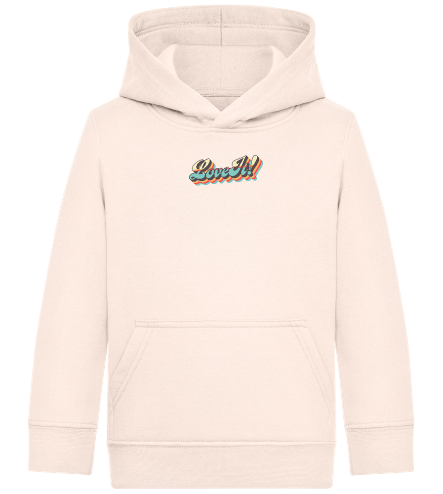 Love It Design - Comfort Kids Hoodie_LIGHT PEACH ROSE_front