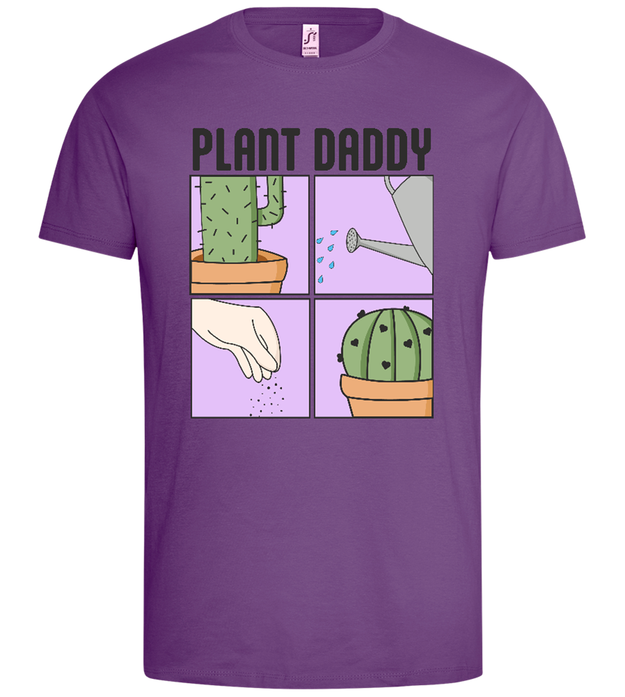 Proud Plant Daddy Design - Premium men's t-shirt_LIGHT PURPLE_front