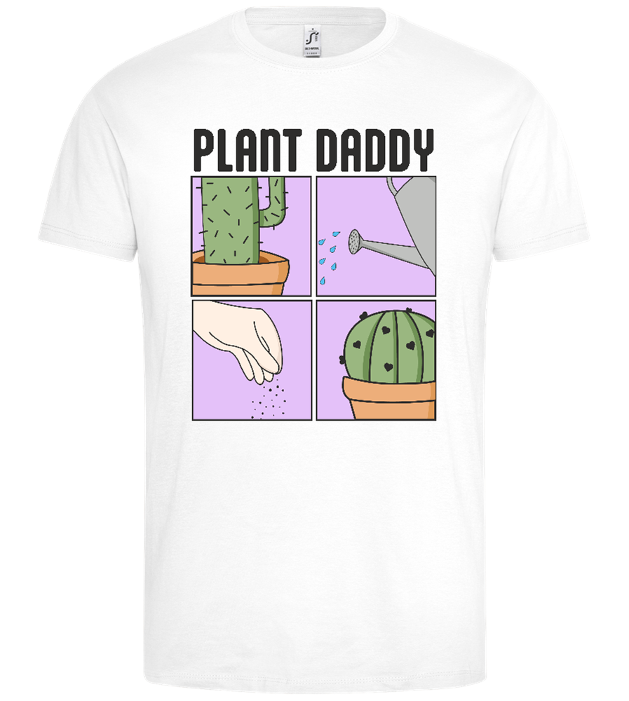 Proud Plant Daddy Design - Premium men's t-shirt_WHITE_front