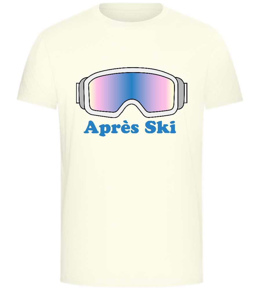 Après Ski Glasses Design - Comfort Unisex T-Shirt_ECRU_front