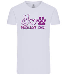 Peace Love Dogs Design - Comfort Unisex T-Shirt