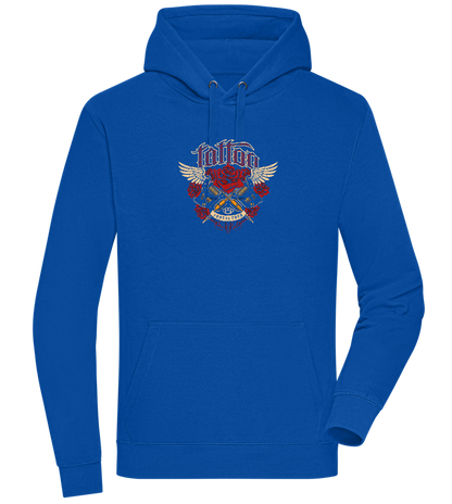 Subculture Tattoo Design - Premium unisex hoodie_ROYAL_front