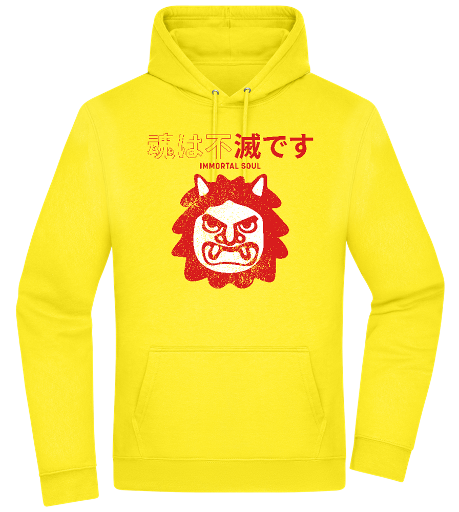 Immortal Soul Design - Premium Essential Unisex Hoodie_YELLOW_front