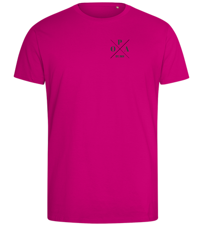 OPA EST Design - Comfort men's fitted t-shirt_FUCHSIA_front