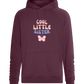 Cool Little Sister Butterfly Design - Comfort unisex hoodie_BORDEAUX_front