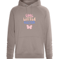 Cool Little Sister Butterfly Design - Comfort unisex hoodie_CHARCOAL CHIN_front