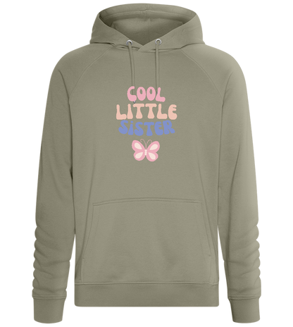 Cool Little Sister Butterfly Design - Comfort unisex hoodie_KHAKI_front