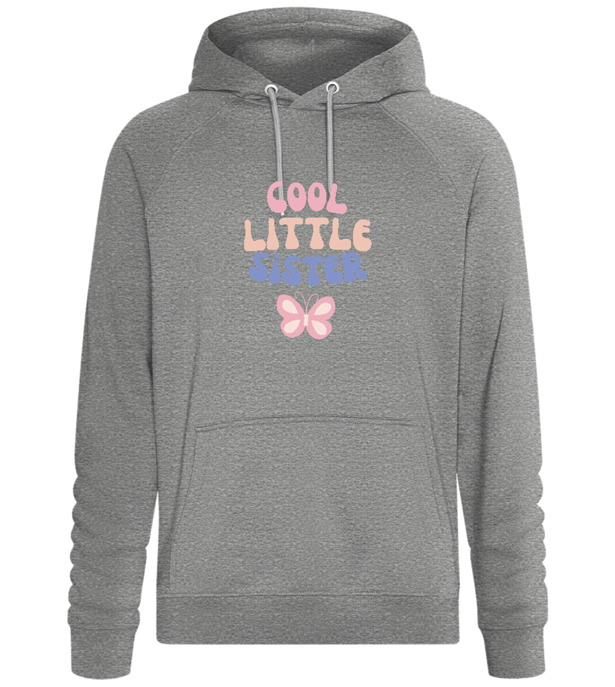 Cool Little Sister Butterfly Design - Comfort unisex hoodie_ORION GREY II_front