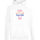 Cool Little Sister Butterfly Design - Comfort unisex hoodie_WHITE_front