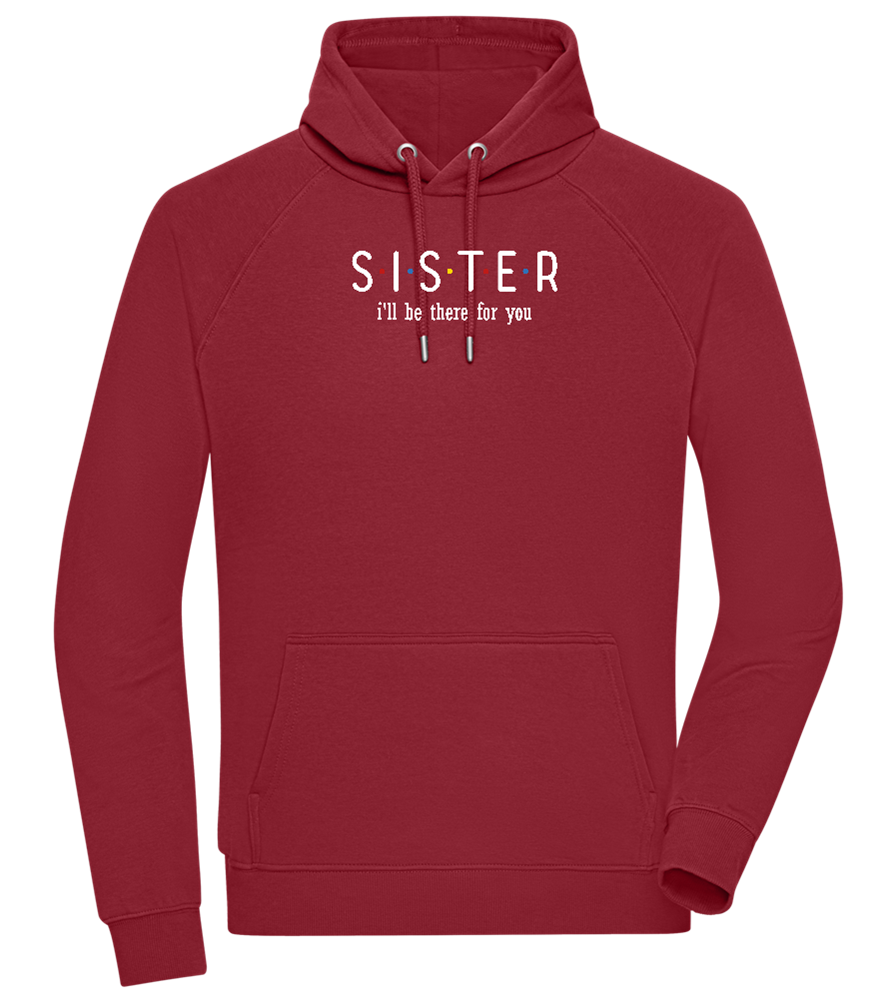 Sister Design - Comfort unisex hoodie_BORDEAUX_front