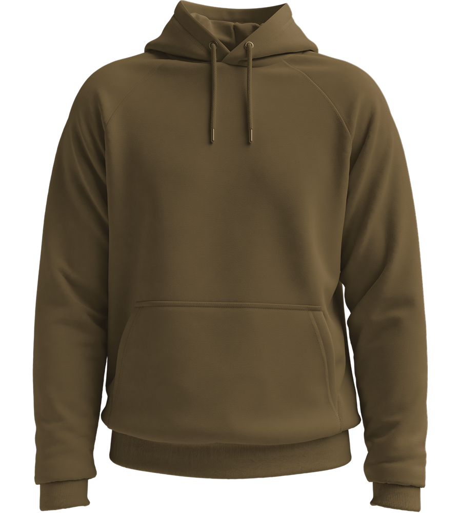 Premium unisex hooded sweater_ARMY_front