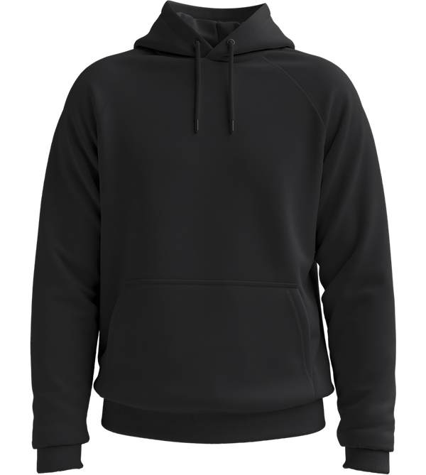 Basic unisex hoodie_BLACK_front